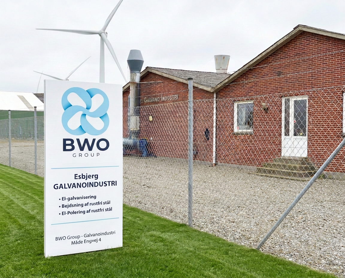 Esbjerg Galvanoindustri ApS facility — part of BWO GROUP